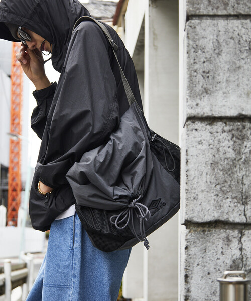 umbro ショルダーバッグ 黒(斜めショルダー) UMBRO/アンブロ 別注 Nylon Shoulder Bag/ナイロン ショルダー