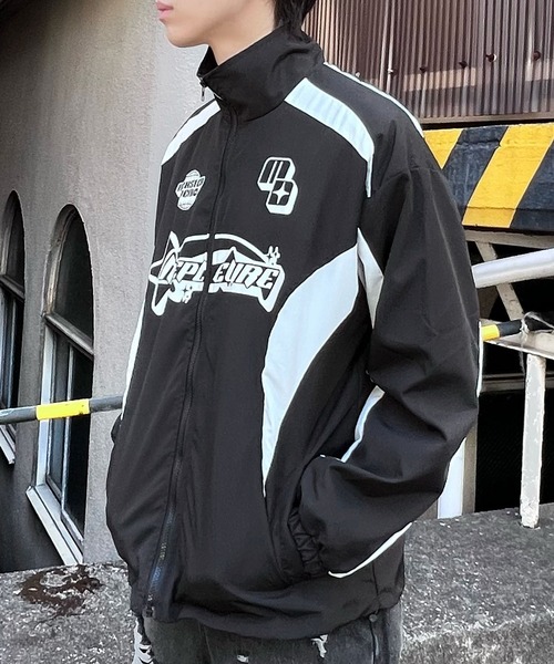 Figments(フィグメンツ)の「レーシングブルゾン(ジャージ・レディース・ブラック・FREE)」の3枚目の写真