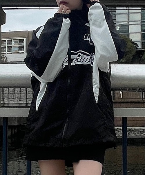 Figments(フィグメンツ)の「レーシングブルゾン(ジャージ・レディース・ブラック・FREE)」の16枚目の写真