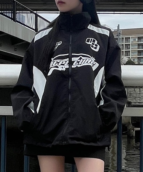 Figments(フィグメンツ)の「レーシングブルゾン(ジャージ・レディース・ブラック・FREE)」の22枚目の写真