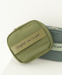 【Ungrid/アングリッド】 ソフトナイロン 多機能ポーチ