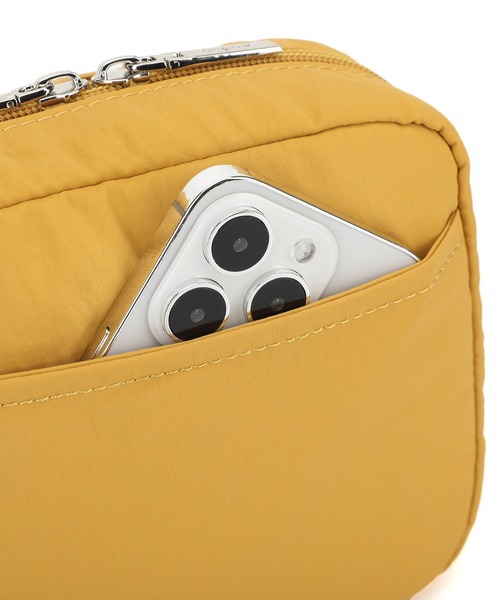 Ungrid（アングリッド）の「【Ungrid/アングリッド】 ソフトナイロン 多機能ポーチ（ポーチ・レディース・マスタード/ミント/ブラック/アイボリー/オレンジ/ピンク/グレイッシュブルー/グレイッシュベージュ/カーキ/ブラウン系その他・FREE）」の18枚目の写真