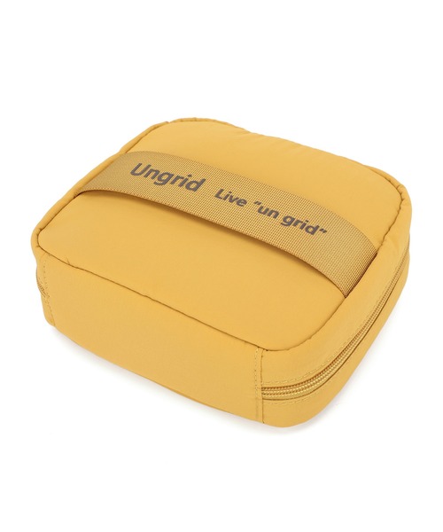 Ungrid（アングリッド）の「【Ungrid/アングリッド】 ソフトナイロン 多機能ポーチ（ポーチ・レディース・マスタード/ミント/ブラック/アイボリー/オレンジ/ピンク/グレイッシュブルー/グレイッシュベージュ/カーキ/ブラウン系その他・FREE）」の21枚目の写真