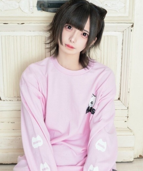 Hauls（ハウルズ）の「1st リバイバルBIG ロンT（Tシャツ/カットソー・レディース・ホワイト/ピンク/ブラック/サックスブルー/ホワイト系その他/ブルー系その他/ブラック系その他・FREE）」の7枚目の写真