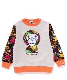 A BATHING APE（アベイシングエイプ）の「ALL BABYILO STA CREWNECK（スウェット・キッズ）」