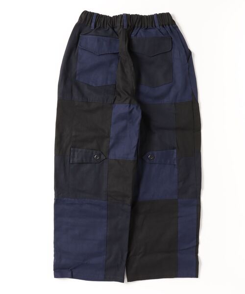 BALLSY.BROTHERS（ボールジーブラザーズ）の「military patchwork pants（その他パンツ・メンズ・カーキ/ネイビー・LARGE/MEDIUM）」の3枚目の写真