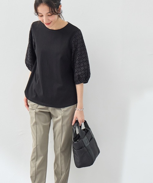 A/C DESIGN BY ALPHA CUBIC（エーシーデザインバイアルファキュービック）の「【EC別注】軽量2WAYトートバッグ【ショルダーストラップ付】（トートバッグ・レディース・ブラック/ベージュ/モカ/ネイビー/ライトグレー/ダークブラウン・フリー）」の15枚目の写真