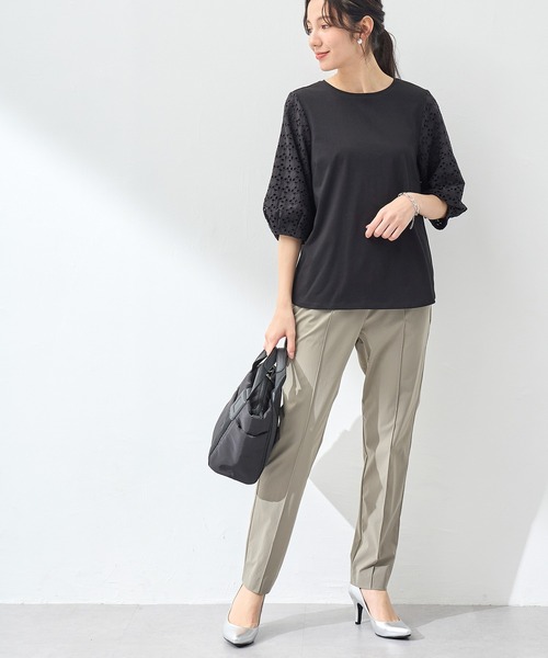 A/C DESIGN BY ALPHA CUBIC（エーシーデザインバイアルファキュービック）の「【EC別注】軽量2WAYトートバッグ【ショルダーストラップ付】（トートバッグ・レディース・ブラック/ベージュ/モカ/ネイビー/ライトグレー/ダークブラウン・フリー）」の17枚目の写真