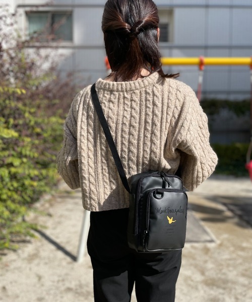 MAISON mou(メゾンムー)の「【Mark Gonzales/マーク・ゴンザレス】タテミニショルダー(ショルダーバッグ・レディース・ホワイト/ブラック・FREE)」の14枚目の写真