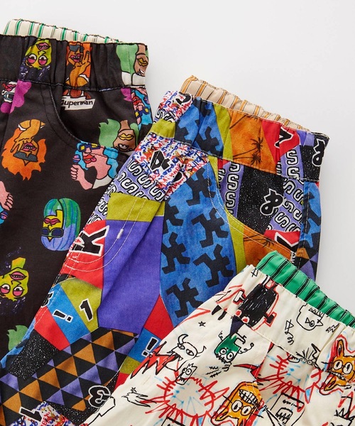 Ocean&Ground（オーシャン&グラウンド）の「サンフランシスコシティショーツ（80～140cm）（その他パンツ・キッズ・マルチ/アイボリー/ライトブラウン/ブラック・80/90/95/100/110/120/130/140）」の5枚目の写真