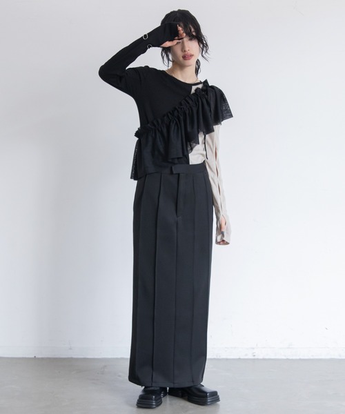 VACANCY（ヴァカンシー）の「ストラップウェーブ厚底ローファー（ローファー・レディース・シルバー/ブラック・MEDIUM/X-LARGE/LARGE）」の7枚目の写真