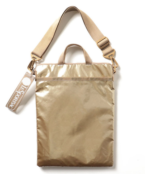 LeSportsac(レスポートサック)の「MOBILE SHOULDER BAG2 ヒトリップアラビアゴールド(ショルダーバッグ・レディース・ゴールド・FREE)」の4枚目の写真