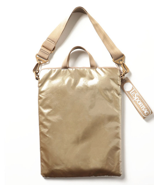 LeSportsac(レスポートサック)の「MOBILE SHOULDER BAG2 ヒトリップアラビアゴールド(ショルダーバッグ・レディース・ゴールド・FREE)」の5枚目の写真