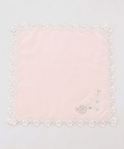 TOCCA(トッカ)の「PRETTY FLOWER TOWELCHIEF タオルハンカチ(ハンカチ/ハンドタオル・レディース・ピンク系/ホワイト系/スカイブルー系・F)」の3枚目の写真
