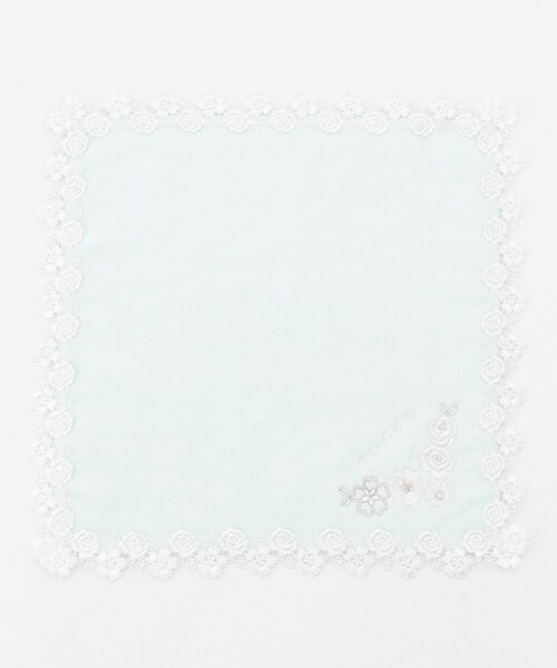 TOCCA(トッカ)の「PRETTY FLOWER TOWELCHIEF タオルハンカチ(ハンカチ/ハンドタオル・レディース・ピンク系/ホワイト系/スカイブルー系・F)」の5枚目の写真