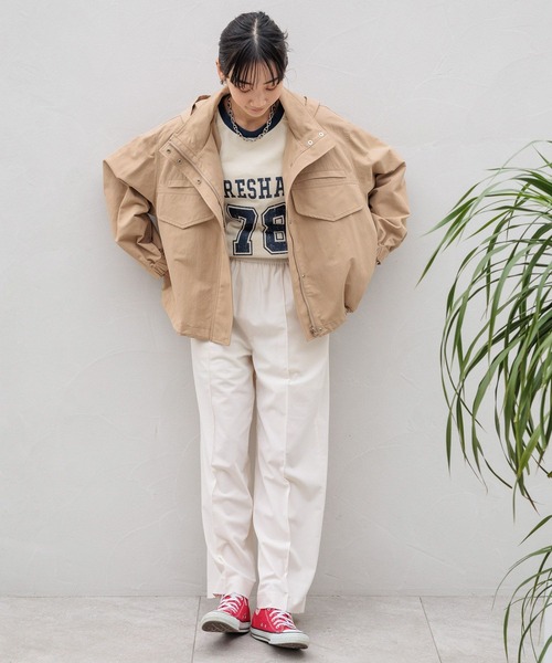 LOWRYS FARM（ローリーズファーム）の「ＴＲワイドイージーパンツ 991946（その他パンツ・レディース・ホワイト/グリーン/グレー/ブラック・FREE）」の7枚目の写真