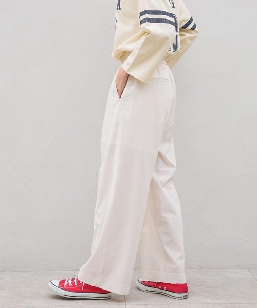 LOWRYS FARM（ローリーズファーム）の「ＴＲワイドイージーパンツ 991946（その他パンツ・レディース・ホワイト/グリーン/グレー/ブラック・FREE）」の9枚目の写真