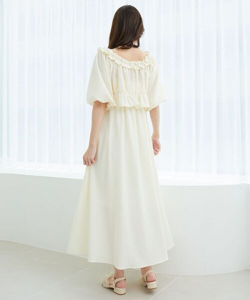 MAJESTIC LEGON（マジェスティックレゴン）の「マルチwayブラウスセットワンピース（ワンピース・レディース・ブラック系その他/ブルー/ブラック/アイボリー・MEDIUM/SMALL）」の7枚目の写真