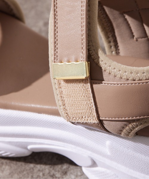 Chez toi(シェトワ)の「メタルパーツスポサン(サンダル・レディース・シルバー/ブラック/ベージュ・S/M/L)」の11枚目の写真