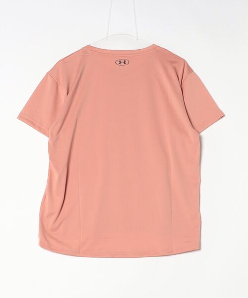 UNDER ARMOUR（アンダーアーマー）の「アンダーアーマー  UAテック クロップ ショートスリーブTシャツ（Tシャツ/カットソー・レディース・ブラック/サーモンピンク/ホワイト・S/M/L/XL）」の4枚目の写真
