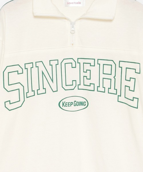 LOVETOXIC（ラブトキシック）の「長袖長パンツハーフジップ（その他パンツ・キッズ・ブラック/アイボリー・L/M/S/LL）」の6枚目の写真