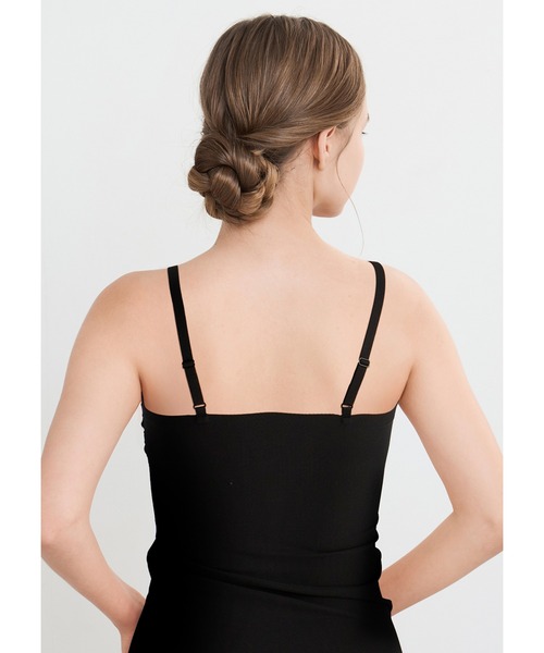 GOCOCi（ゴコチ）の「「GOCOCi ゴコチ」　ブラキャミソール（インナーウェア/肌着・レディース・ベージュ/ブラック/ベージュ系その他/アイボリー/グレー・L/M）」の11枚目の写真