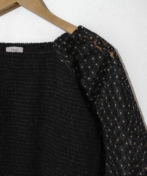 flower（フラワー）の「チャーミングブルームトップ（Tシャツ/カットソー・レディース・ブラック/ホワイト・FREE）」の12枚目の写真