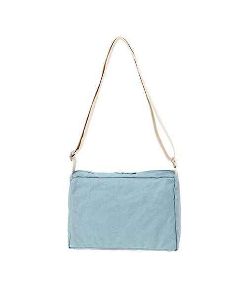Manhattan Portage(マンハッタンポーテージ)の「Daisy Shoulder Bag Canvas Lite 24(ショルダーバッグ・レディース・ブルー/ナチュラル・X-SMALL)」の6枚目の写真