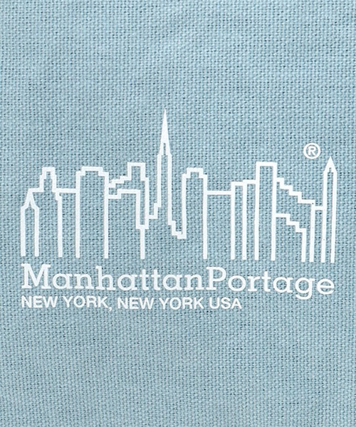 Manhattan Portage(マンハッタンポーテージ)の「Daisy Shoulder Bag Canvas Lite 24(ショルダーバッグ・レディース・ブルー/ナチュラル・X-SMALL)」の10枚目の写真