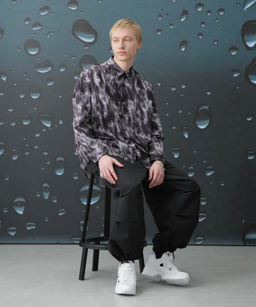 Apo(s)ture(アポスチャー)の「LUCAS-004/撥水ナイロンタッサースノーカモパンツ(その他パンツ・メンズ・グレー/アイボリー/ブラック/ベージュ・XL/L/M/S/XS)」の17枚目の写真