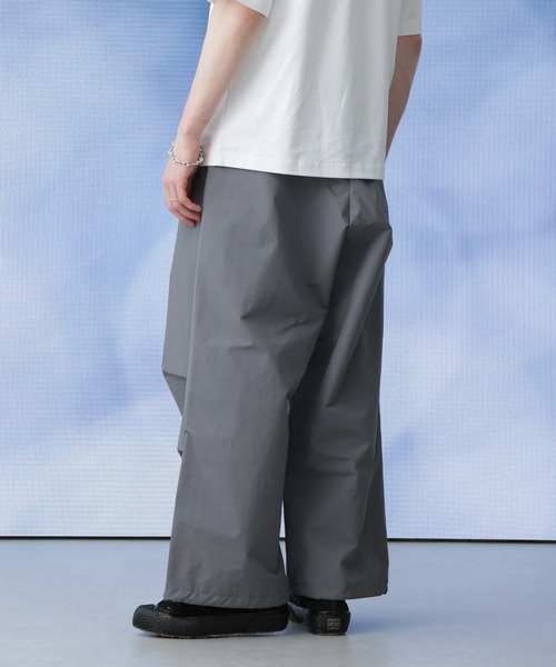 Apo(s)ture(アポスチャー)の「LUCAS-004/撥水ナイロンタッサースノーカモパンツ(その他パンツ・メンズ・グレー/アイボリー/ブラック/ベージュ・XL/L/M/S/XS)」の13枚目の写真