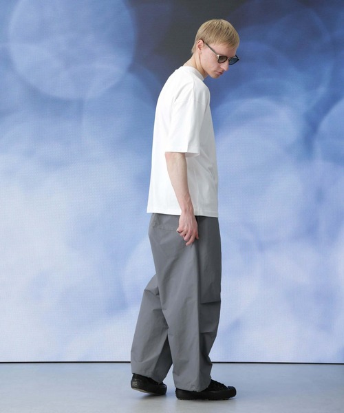 Apo(s)ture(アポスチャー)の「LUCAS-004/撥水ナイロンタッサースノーカモパンツ(その他パンツ・メンズ・グレー/アイボリー/ブラック/ベージュ・XL/L/M/S/XS)」の10枚目の写真