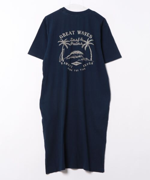 【Kahiko】SURF＆Palms クーニヒTシャツワンピース（ワンピース）｜Kahiko（カヒコ）