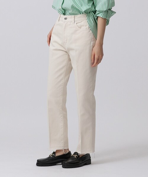 GALLEST（ギャレスト）の「◆ストレートデニムパンツ（デニムパンツ・レディース・チャコールグレー/ネイビー/アイボリー・38/36/40）」の11枚目の写真