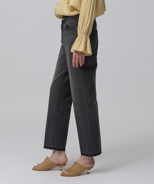 GALLEST（ギャレスト）の「◆ストレートデニムパンツ（デニムパンツ・レディース・チャコールグレー/ネイビー/アイボリー・38/36/40）」の14枚目の写真