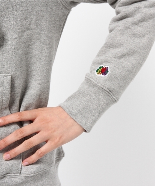 FRUIT OF THE LOOM（フルーツオブザルーム）の「【FRUIT OF THE LOOM×CIAOPANIC TYPY】フルーツコラボジップパーカ（パーカー・レディース・グレー/ホワイト/ネイビー・FREE）」の8枚目の写真