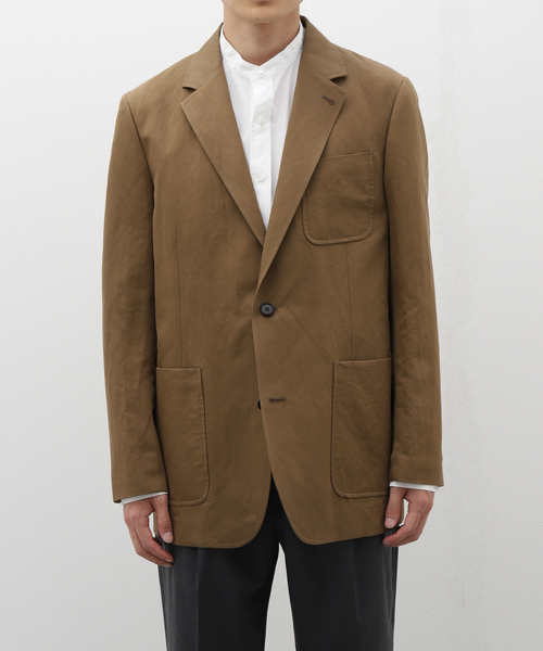 EDIFICE(エディフィス)の「:colon ( コロン) CJK-1LC Twill S2B Jacket CJK-1/LCTWILL(テーラードジャケット・メンズ・ブラウン/ベージュ系その他・3/5/1)」の1枚目の写真