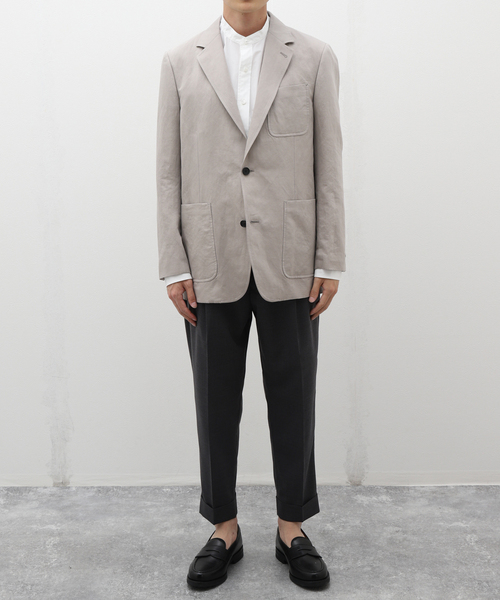 EDIFICE(エディフィス)の「:colon ( コロン) CJK-1LC Twill S2B Jacket CJK-1/LCTWILL(テーラードジャケット・メンズ・ブラウン/ベージュ系その他・3/5/1)」の3枚目の写真