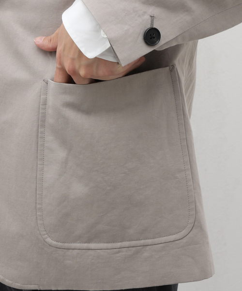 EDIFICE(エディフィス)の「:colon ( コロン) CJK-1LC Twill S2B Jacket CJK-1/LCTWILL(テーラードジャケット・メンズ・ブラウン/ベージュ系その他・3/5/1)」の11枚目の写真