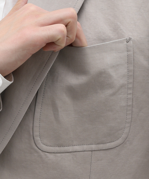 EDIFICE(エディフィス)の「:colon ( コロン) CJK-1LC Twill S2B Jacket CJK-1/LCTWILL(テーラードジャケット・メンズ・ブラウン/ベージュ系その他・3/5/1)」の12枚目の写真