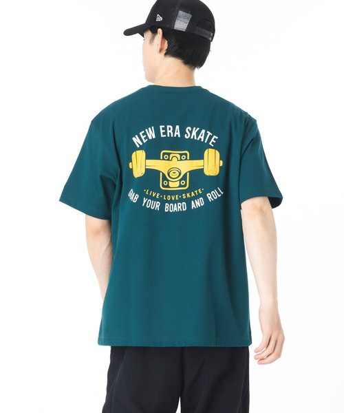 NEW ERA(ニューエラ)の「ニューエラ 韓国企画 半袖Tシャツ スケートボード(Tシャツ/カットソー・メンズ・ブラック/ホワイト/グリーン・M/L/XL/XXL/S)」の21枚目の写真