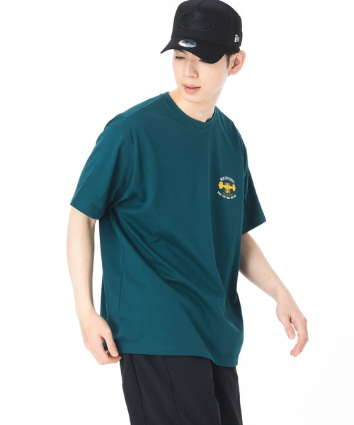 半袖Tシャツ★ニューエラ★CAPS ON THE スケートボード IVORY NEW ERA ニューエラ 韓国企画 半袖Tシャツ スケートボード