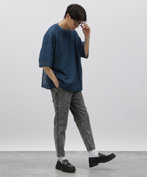 LAKOLE（ラコレ）の「【2枚セット】レースアンサンブルカットソー / 114249（Tシャツ/カットソー・メンズ・ライトグレー/ブラック/ブルー・MEDIUM/LARGE/X-LARGE）」の8枚目の写真