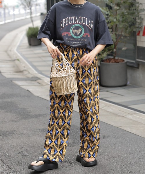 LEPSIM（レプシィム）の「ウィローマクラメコンビバッグ　112998（かごバッグ・レディース・オレンジ/アイボリー・ONE SIZE）」の5枚目の写真