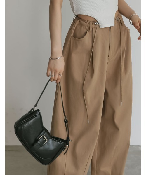 Re:EDIT（リエディ）の「[2024 SUMMER COLLECTION][森カンナさん着用]バックルベルトデザインハンドバッグ（ショルダーバッグ・レディース・シルバー/ピンク/キャメル/ホワイト/ブラック・FREE）」の8枚目の写真