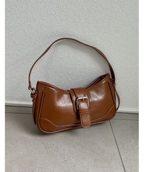 Re:EDIT（リエディ）の「[2024 SUMMER COLLECTION][森カンナさん着用]バックルベルトデザインハンドバッグ（ショルダーバッグ・レディース・シルバー/ピンク/キャメル/ホワイト/ブラック・FREE）」の13枚目の写真