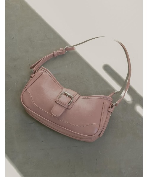 Re:EDIT（リエディ）の「[2024 SUMMER COLLECTION][森カンナさん着用]バックルベルトデザインハンドバッグ（ショルダーバッグ・レディース・シルバー/ピンク/キャメル/ホワイト/ブラック・FREE）」の14枚目の写真