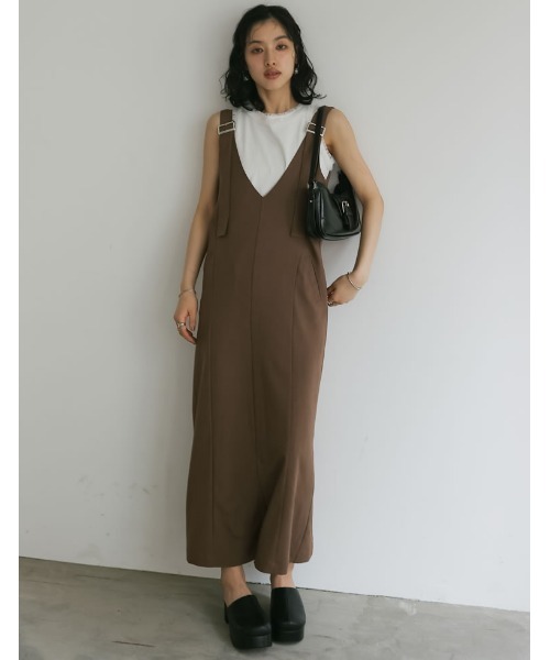 Re:EDIT（リエディ）の「[2024 SUMMER COLLECTION][森カンナさん着用]バックルベルトデザインハンドバッグ（ショルダーバッグ・レディース・シルバー/ピンク/キャメル/ホワイト/ブラック・FREE）」の6枚目の写真