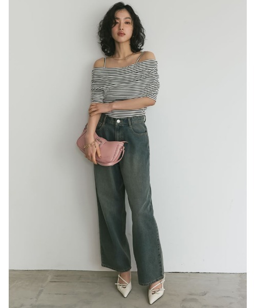 Re:EDIT（リエディ）の「[2024 SUMMER COLLECTION][森カンナさん着用]バックルベルトデザインハンドバッグ（ショルダーバッグ・レディース・シルバー/ピンク/キャメル/ホワイト/ブラック・FREE）」の18枚目の写真