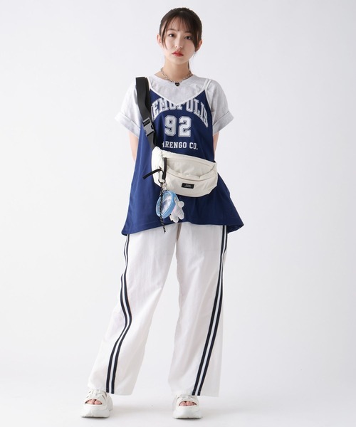 repipi armario(レピピ アルマリオ)の「メッシュロゴオーバーキャミ(キャミソール・キッズ・イエロー/ホワイト/ブルー・LARGE/MEDIUM)」の20枚目の写真